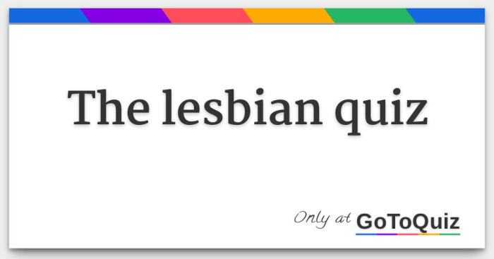 Is my friend lesbian quiz