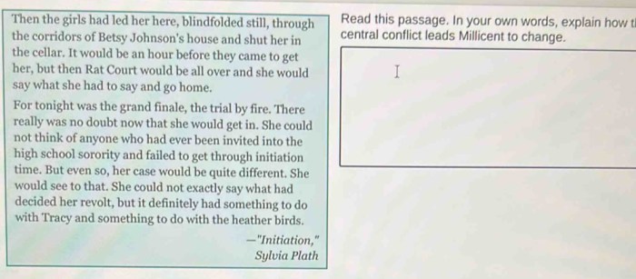 Initiation by sylvia plath summary