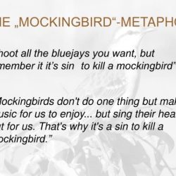 Metaphors from to kill a mockingbird