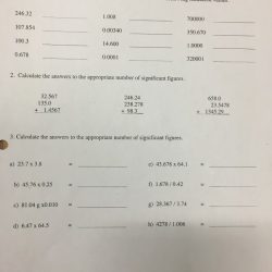 Sig fig scientific notation worksheet