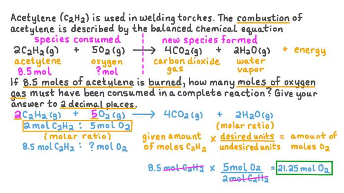 Solve the problem for the moles of oxygen mol o2